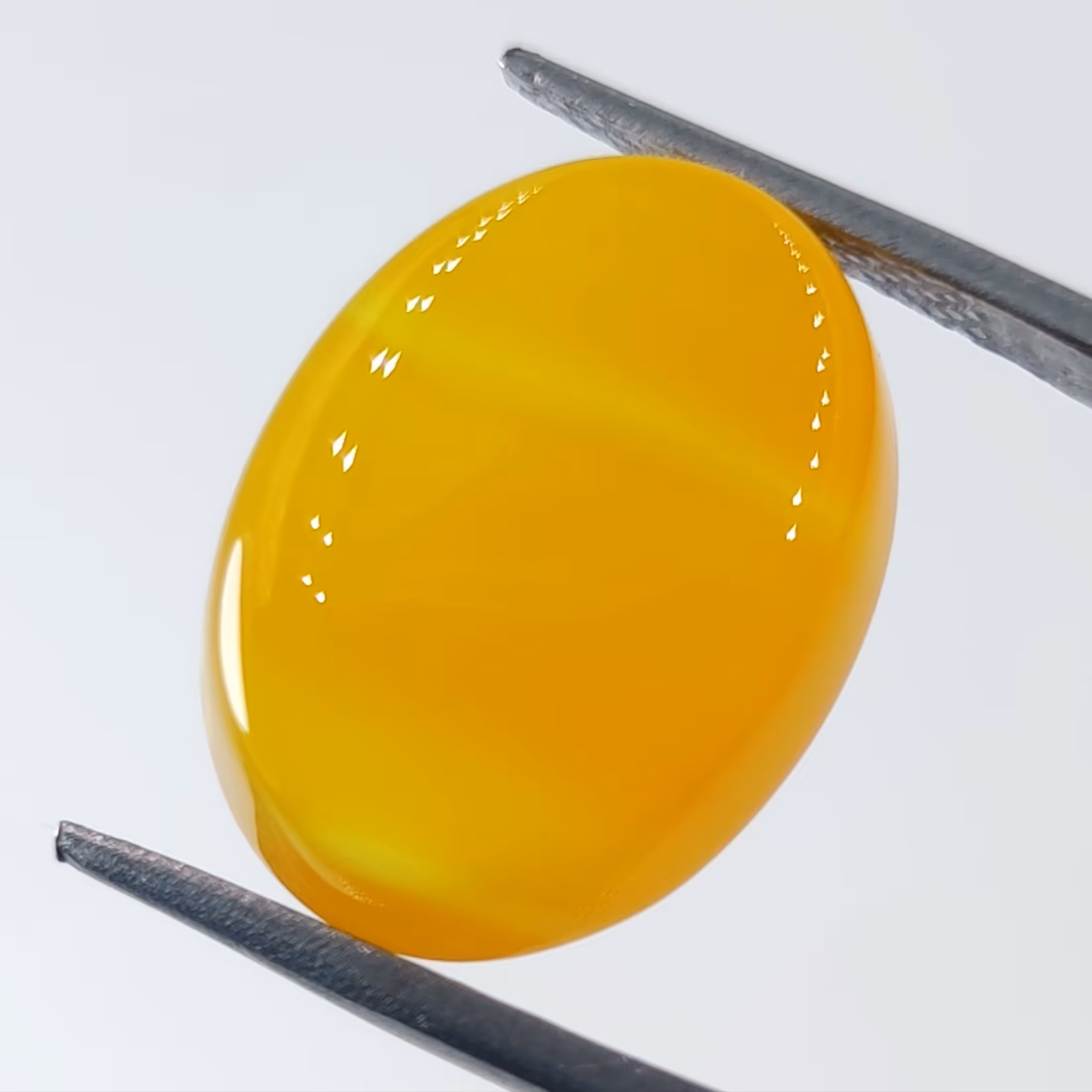 نگین سنگ عقیق زرد معدنی مناسب حکاکی دعای شرف الشمس  