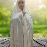  پارچه ی چادر عروس اکلیلی 