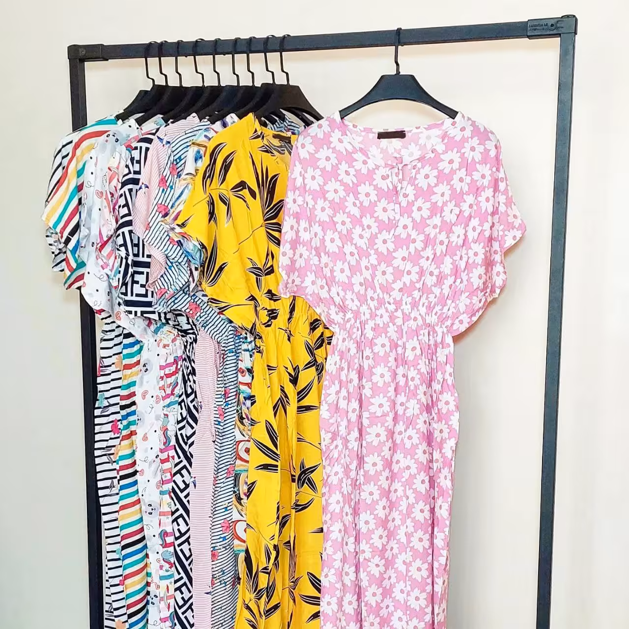 پیراهن بلند نخی  زنانه     مناسب سایز36تا50 