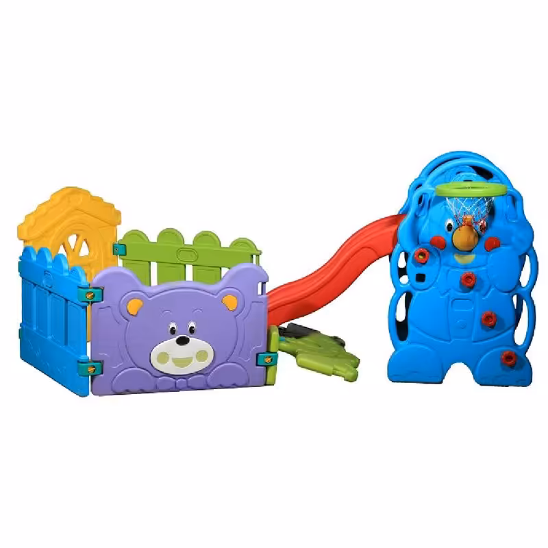 پارک حفاظ کودک استخر توپ سرسره فیل Ball Pool and Elephand Swing