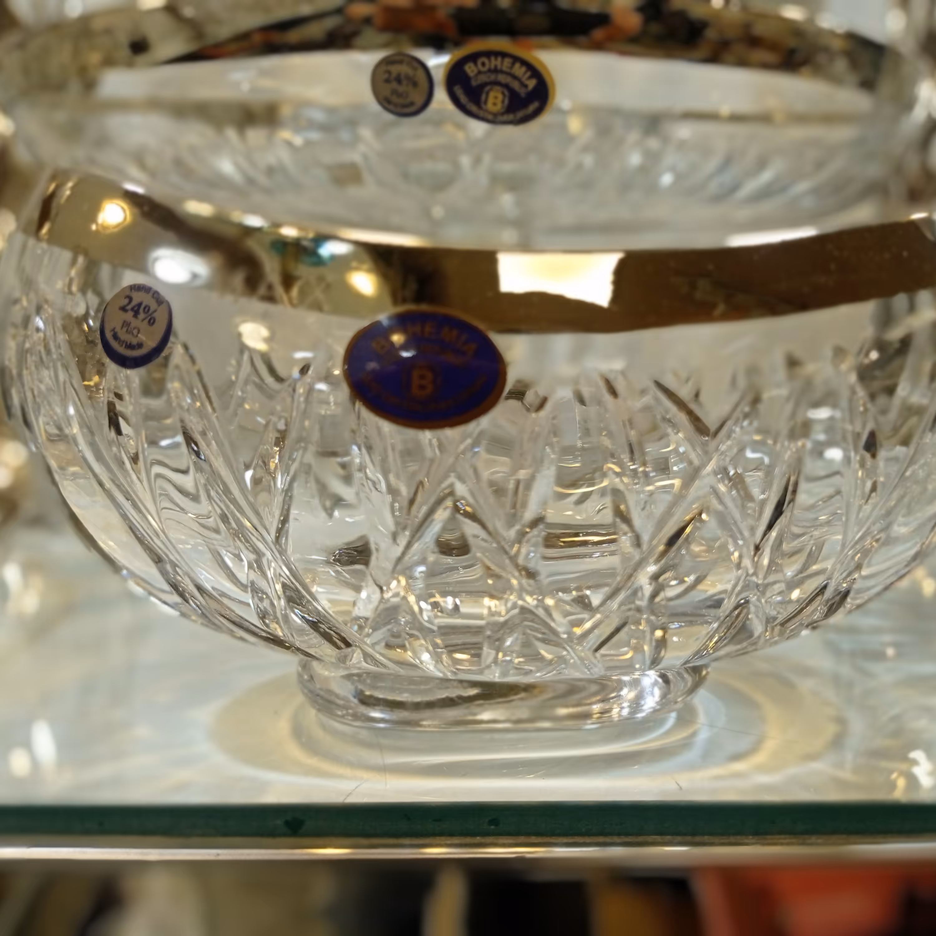 کشکول کریستال پلاتین سایز 200 مدل ویکی (پس کرایه)