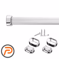 پایه لوله بیضی کاوردار 16mm بهسازان 2عددی