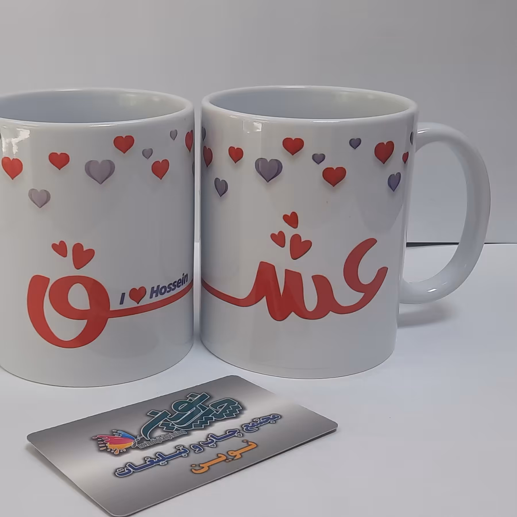 چاپ لیوان سفید سرامیکی با طرح دلخواه