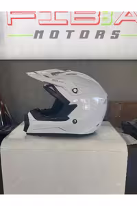 کلاه کاسکت موتورسیکلت سفید موتور ایمنی N600 Cross ام تی اس MTS