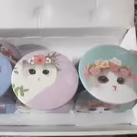 آینه دو طرفه فانتزی طرح گربه،3عددی