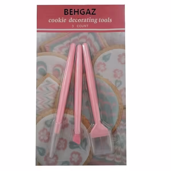 ابزار تزیین کیک به گز مدل ابزار کوکی آیسینگ مجموعه 3 عددی