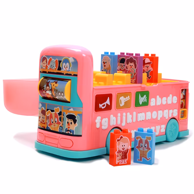 اسباب بازی آموزشی اتوبوس موزیکال کد KD3601