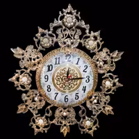 ساعت برنزی مدل الماس