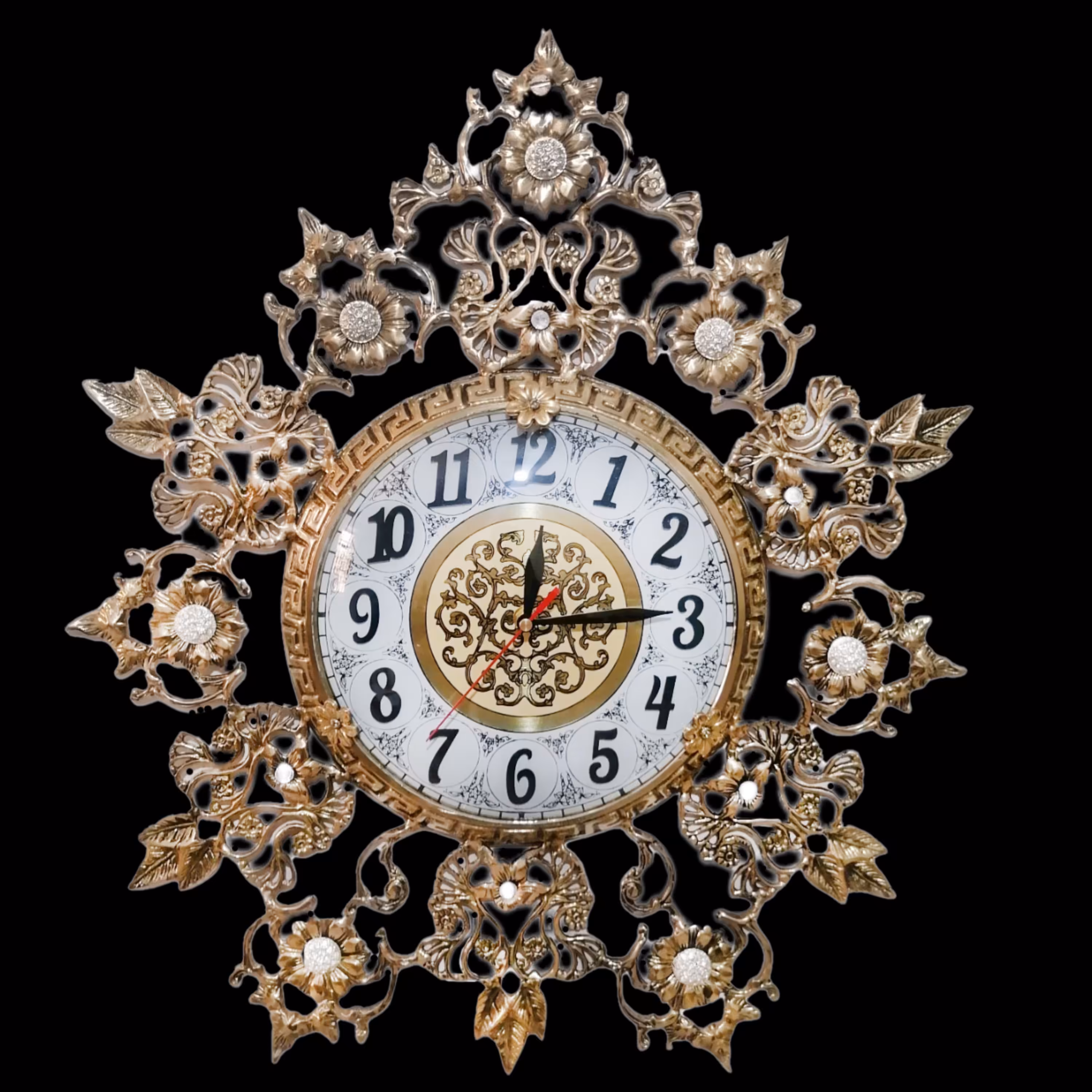 ساعت برنزی مدل الماس