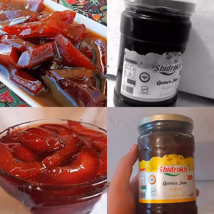 مربا به 870 گرمی شیدرخ (تهیه شده از میوه تازه و بدون مواد نگهدارنده)