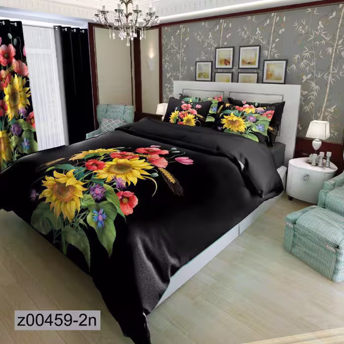 سرویس روتختی 2 نفره تنسل چاپی برندترک لند(Turk Land) z 459
