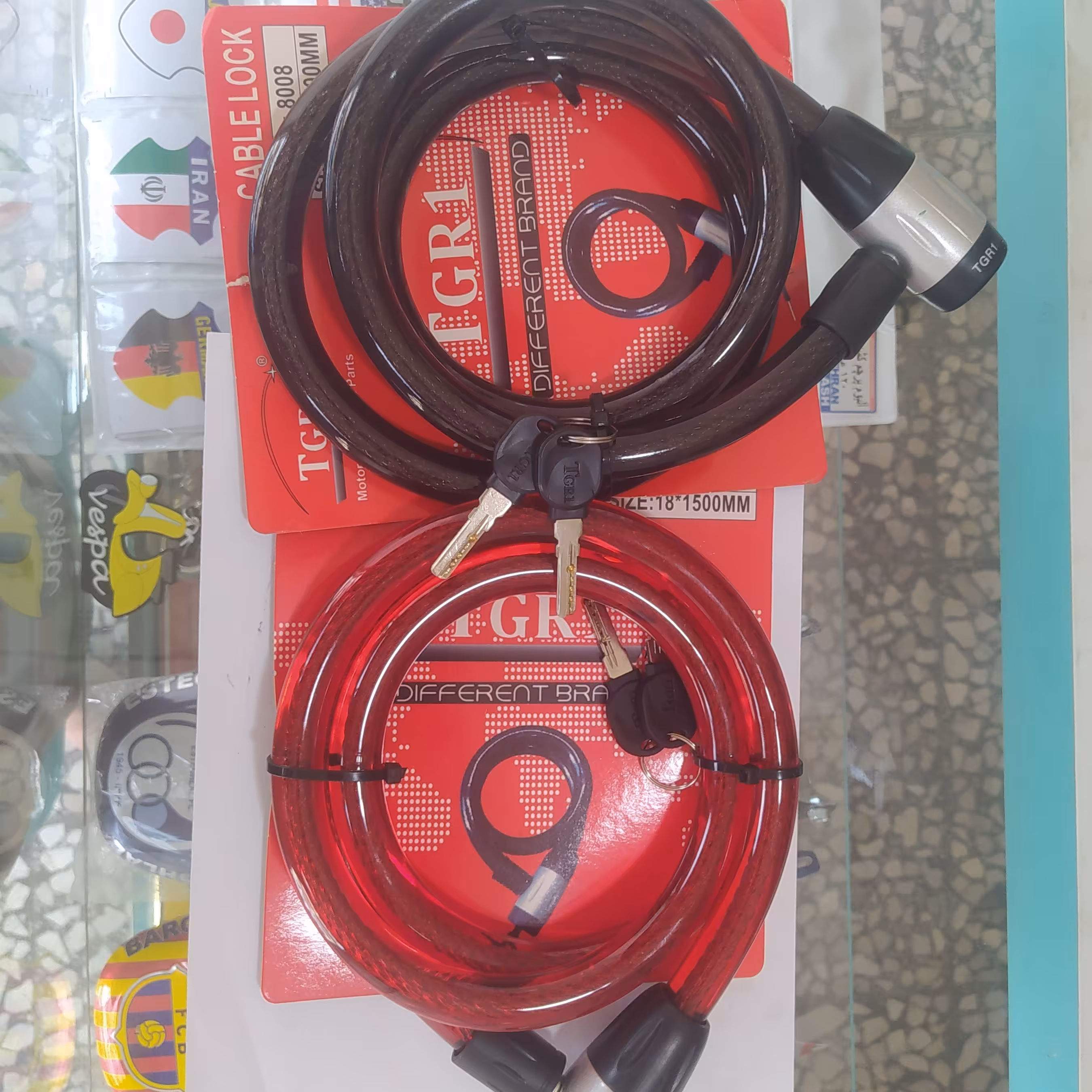 قفل شیلنگی  موتور سیکلت 