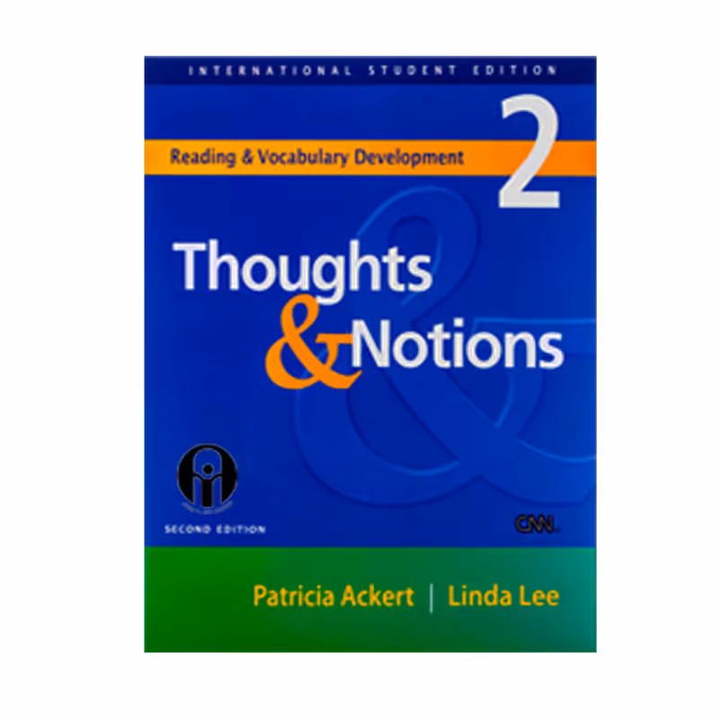 کتاب Thoughts And Notions 2 اثر Patricia Ackert And Linda Lee انتشارات الوندپویان