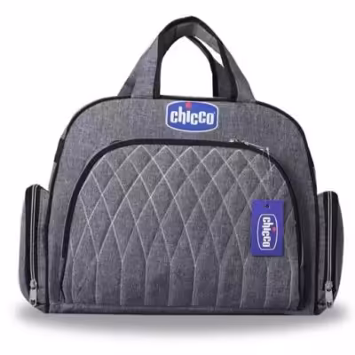 ساک لوازم نوزاد مدل آبشار ( طوسی تیره )