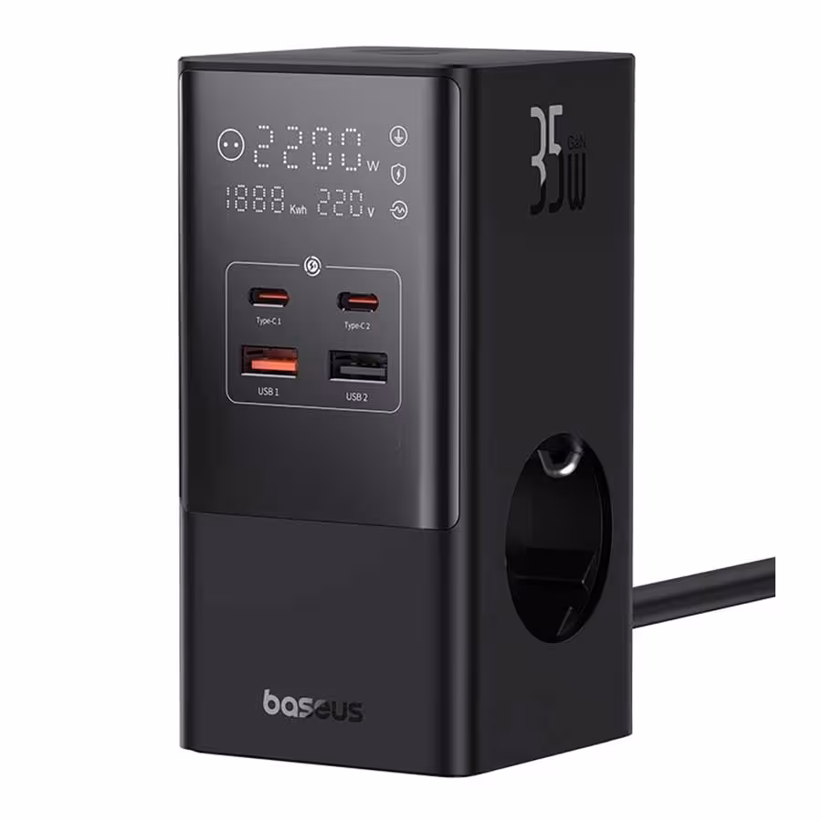 قیمت و خرید شارژر رومیزی بیسوس مدل PowerCombo E00023606113-00 35W | یاس ارتباط