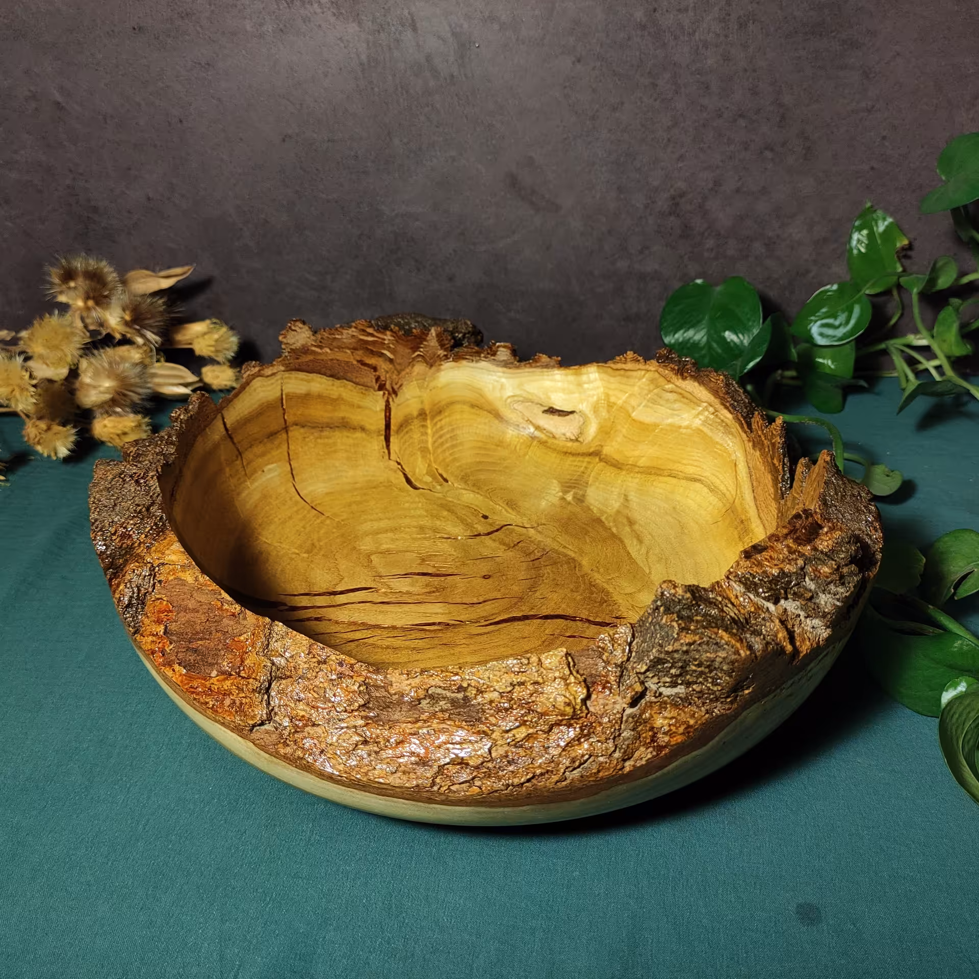 ظرف کشکولی چوبی بزرگ کد 031