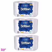 دستمال توالت سافتلن مدل 1661 سه بسته 2 عددی