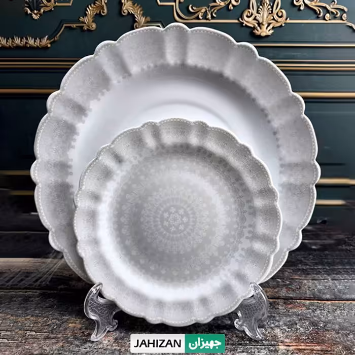 سرویس 25پارچه بست اپال طرح شایا متال