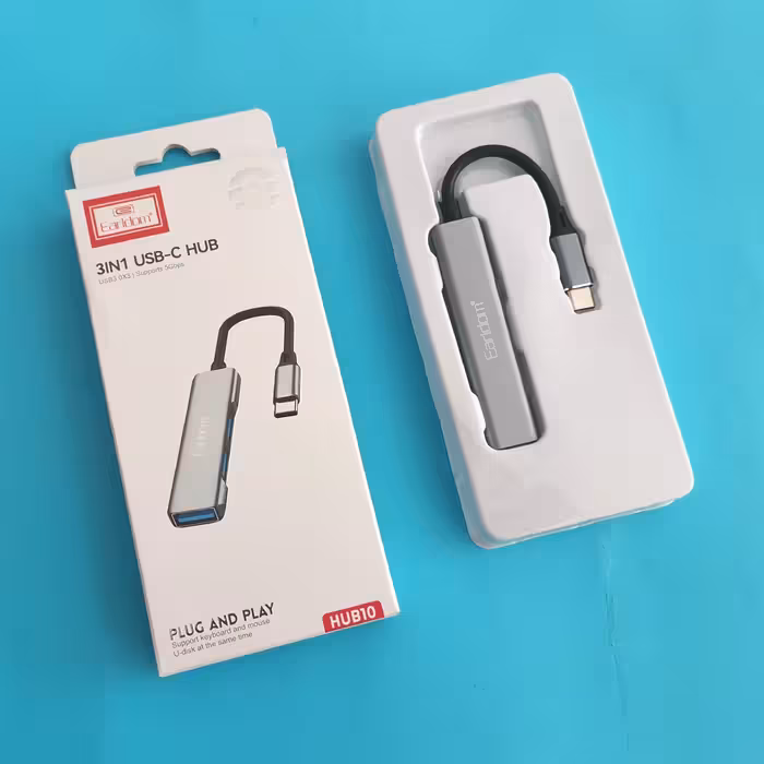 هاب تایپ سی USB 3.0 اصلی Earldom مناسب لپتاپ و کامپیوتر 