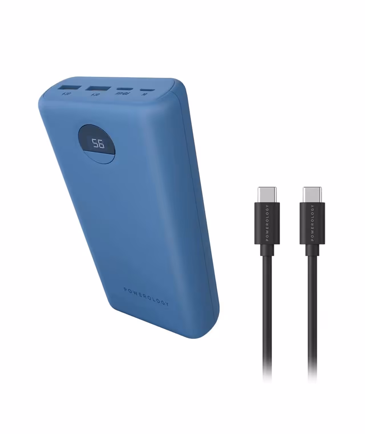 پاور بانک پاورولوژی مدل PPBCHA07 با ظرفیت 30000 میلی آمپرساعت