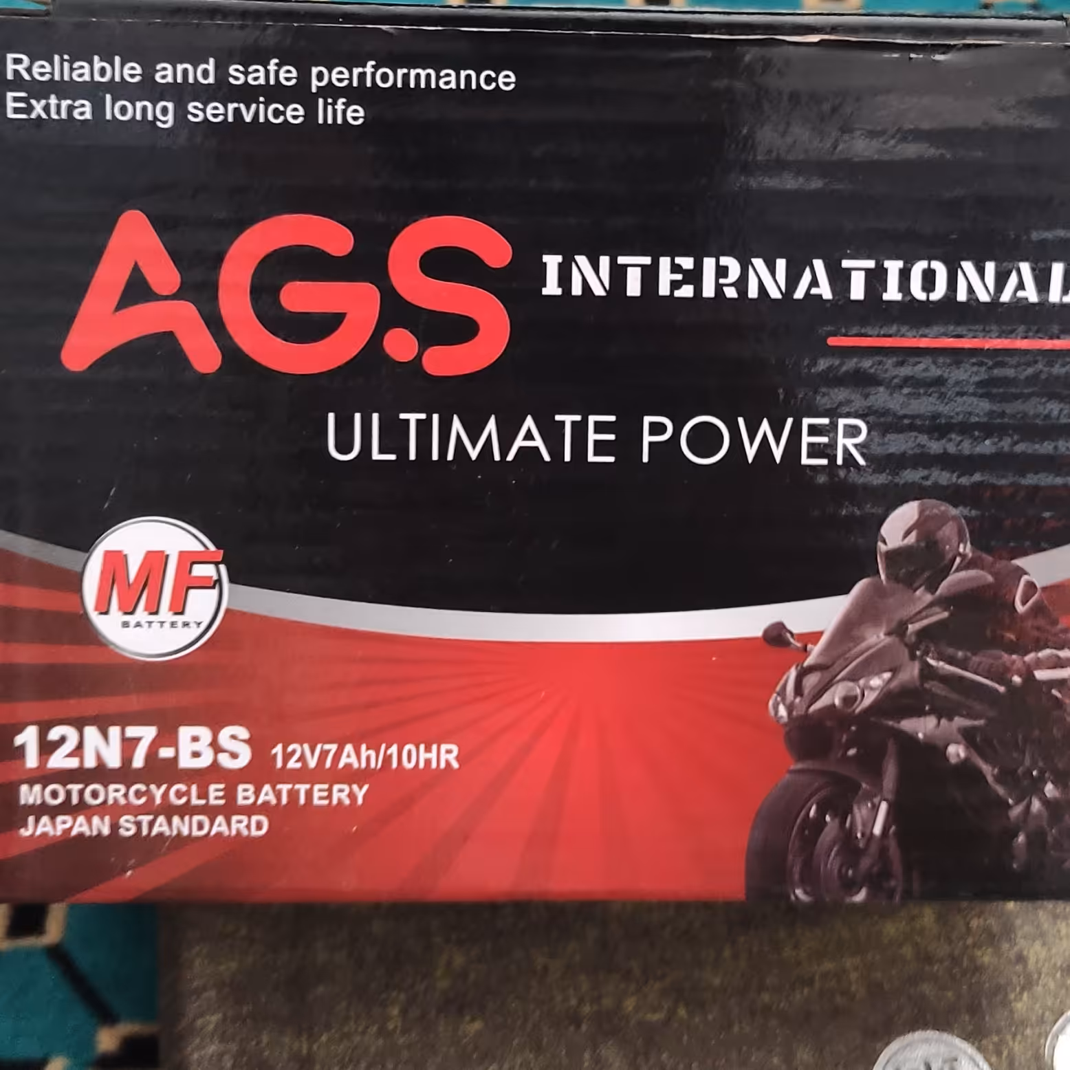 باتری 7 امپر موتور سیکلت درجه یک  