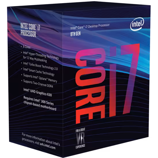 سی پی یو اینتل سری کافی لیک مدل 8700 کی