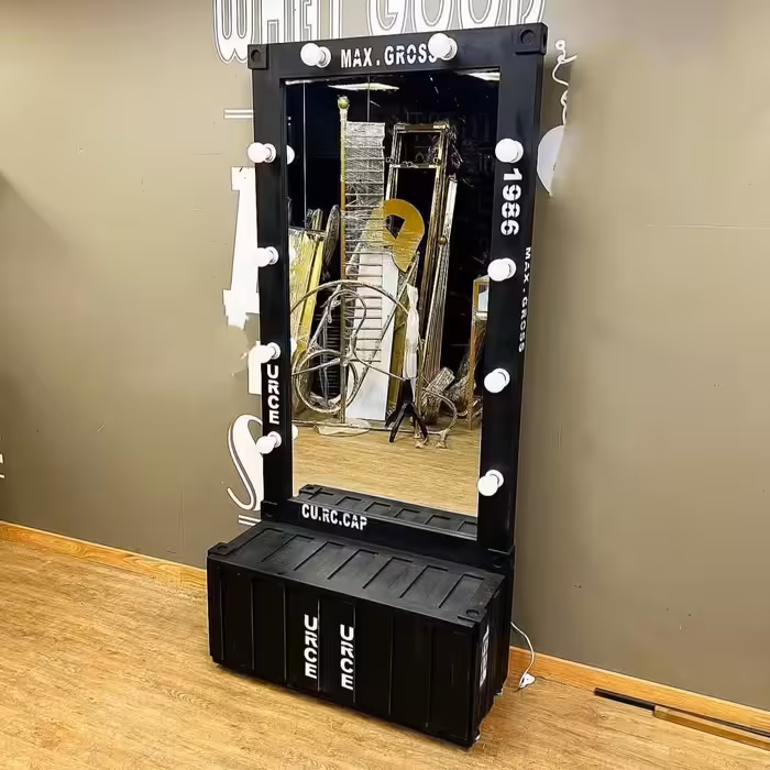 اینه باکسی مشکی فشن 