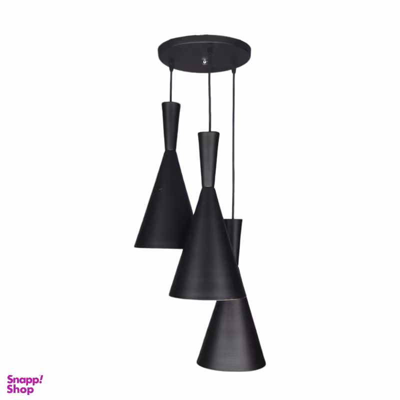 چراغ آویز سه شعله چشمه نور کد Q4805/3BK