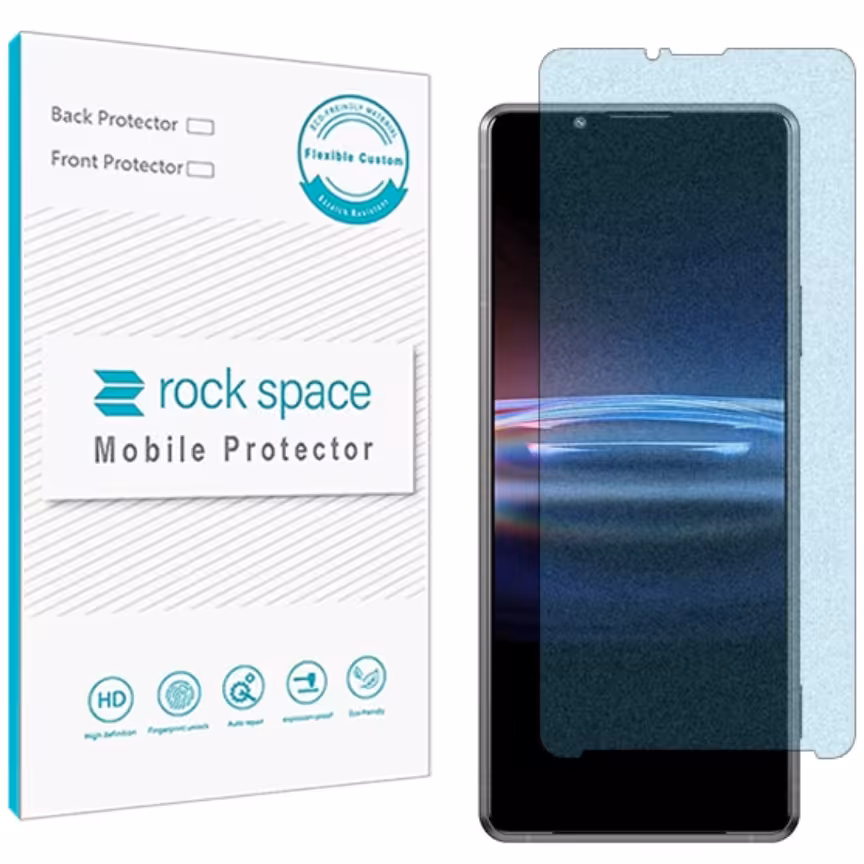  گلس نانو مات بلوکات (ضد اشعه آبی) و ضد ضربه سونی Xperia Pro-I برند راک اسپیس  