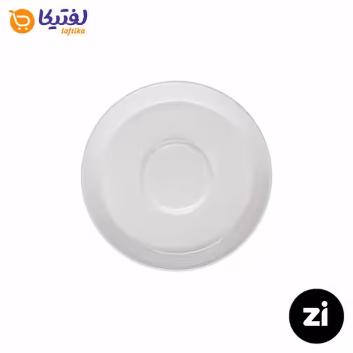 نعلبکی زیر استکانی چینی زرین Zi فرم اس سایز 15 سفید