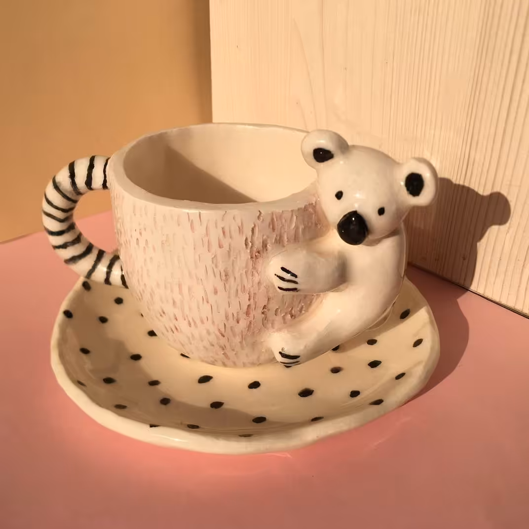 فنجان و پالت طرح کوالا