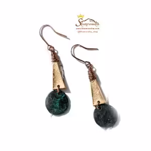 گوشواره نگین سبز EAR361R0