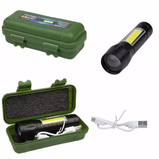 چراغ قوه پلیسی چراغ دار 