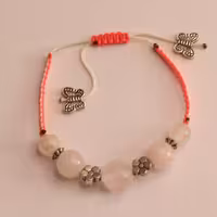 دستبند رز کوارتز