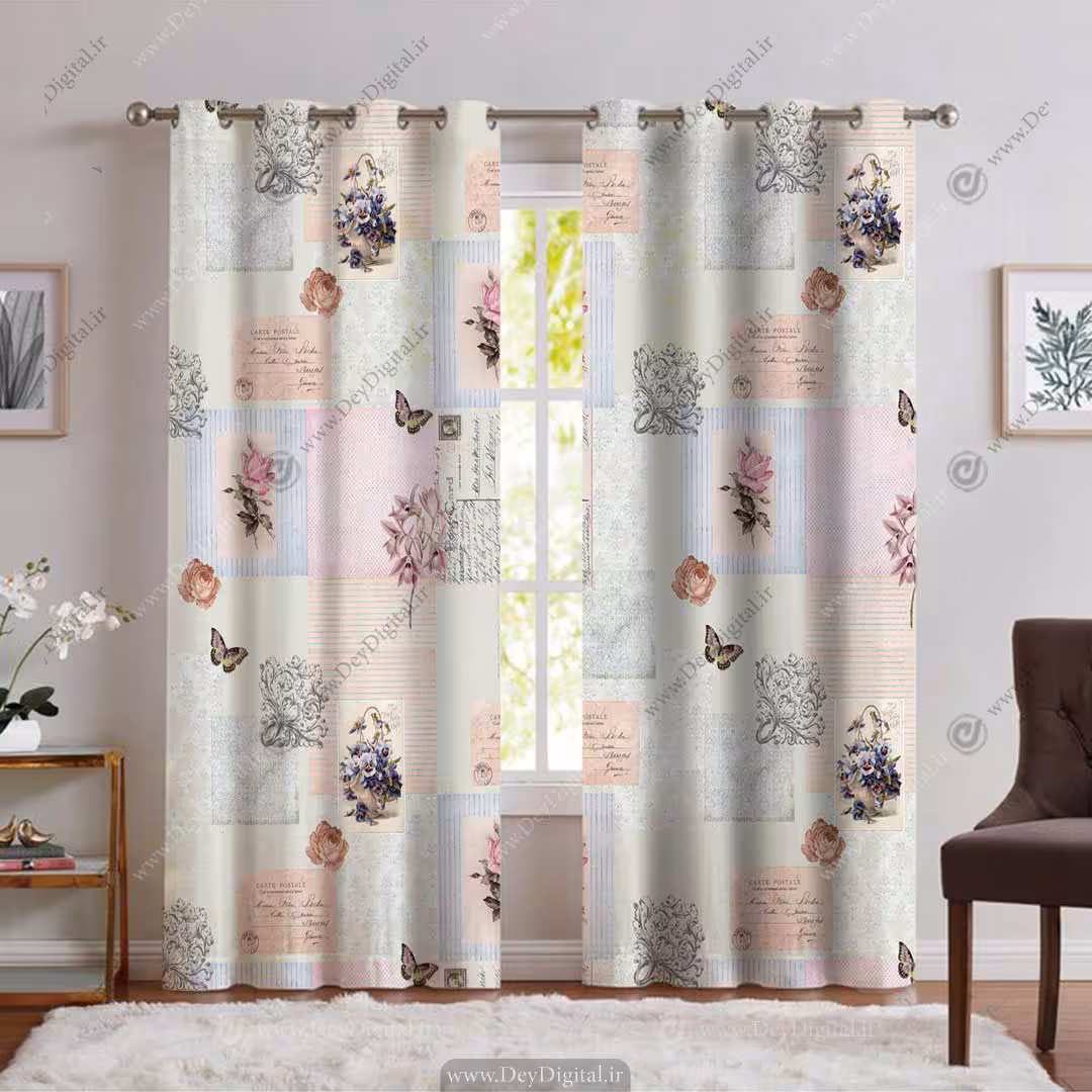 پرده پانچ مدرن ba-2861