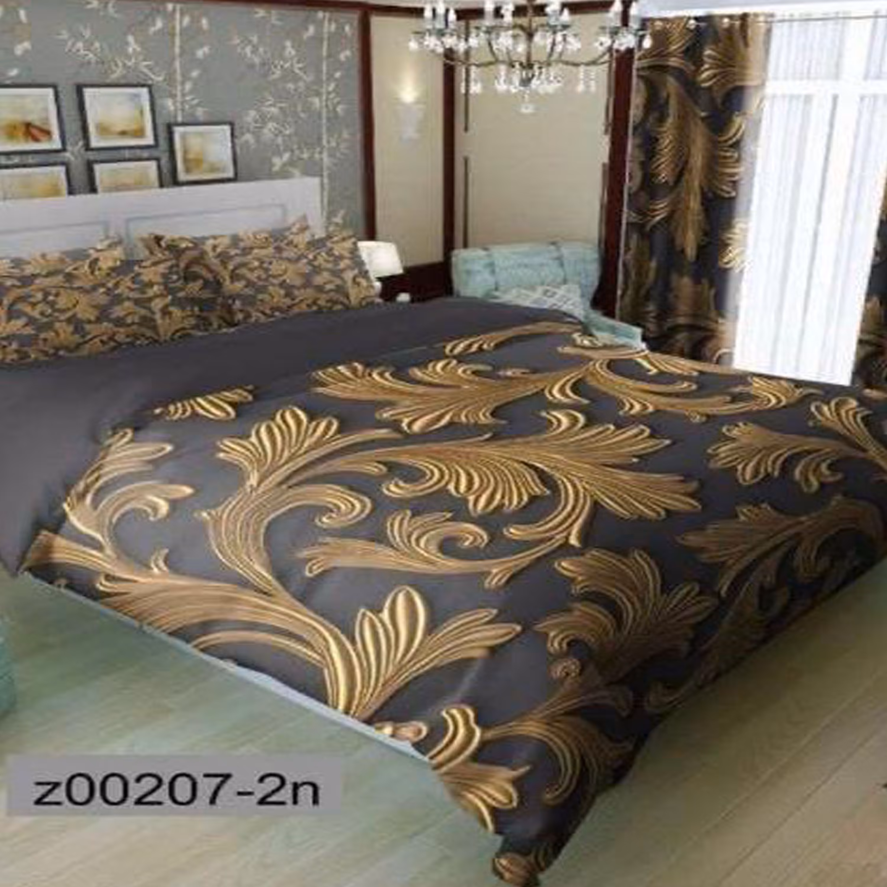سرویس روتختی 2 نفره تنسل چاپی برندترک لند(Turk Land) z 207