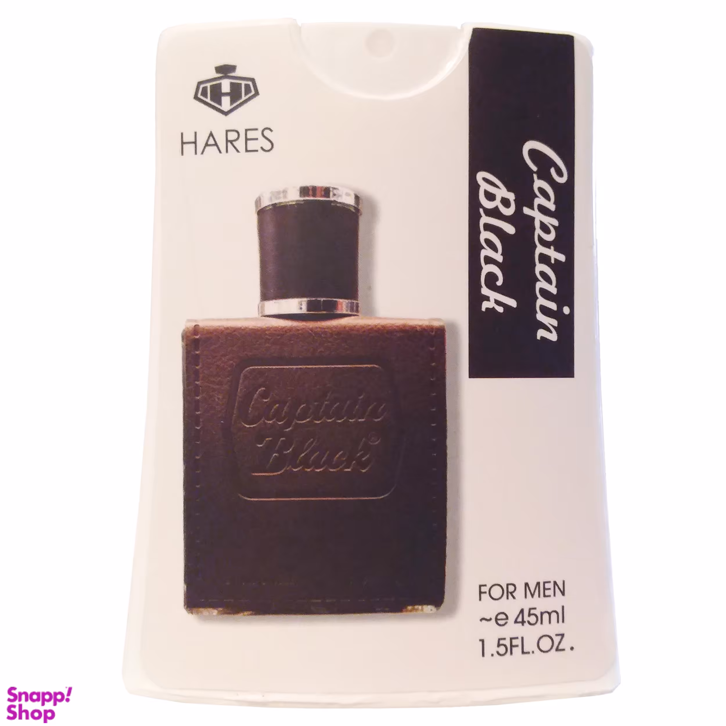 عطرجیبی مردانه حارث (Hares) مدل کاپیتان بلک حجم 45 میلی‌لیتر