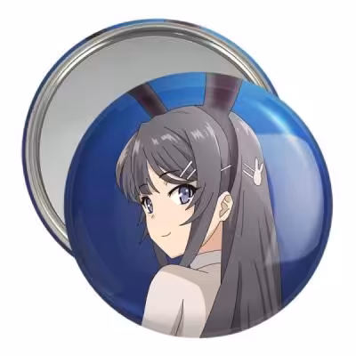 آینه جیبی خندالو مدل مای انیمه بانی گرل سنپای کد 16448