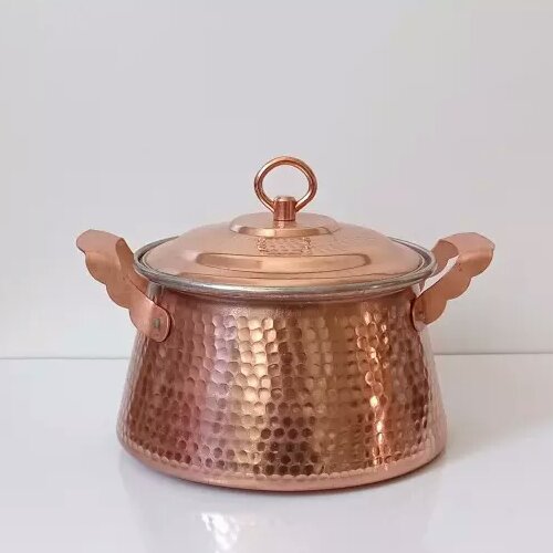 دیگ مسی دست ساز زنجان سایز 3 شش نفره