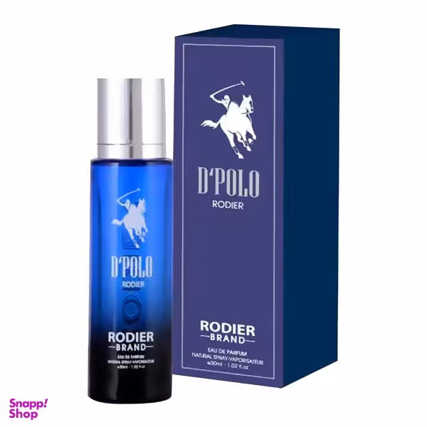 عطر جیبی مردانه رودیر مدل D Polo حجم 30 میلی‌لیتر