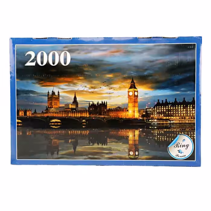 پازل مجلل 2000 قطعه طرح برج ساعت لندن