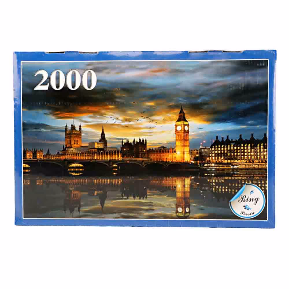پازل مجلل 2000 قطعه طرح برج ساعت لندن