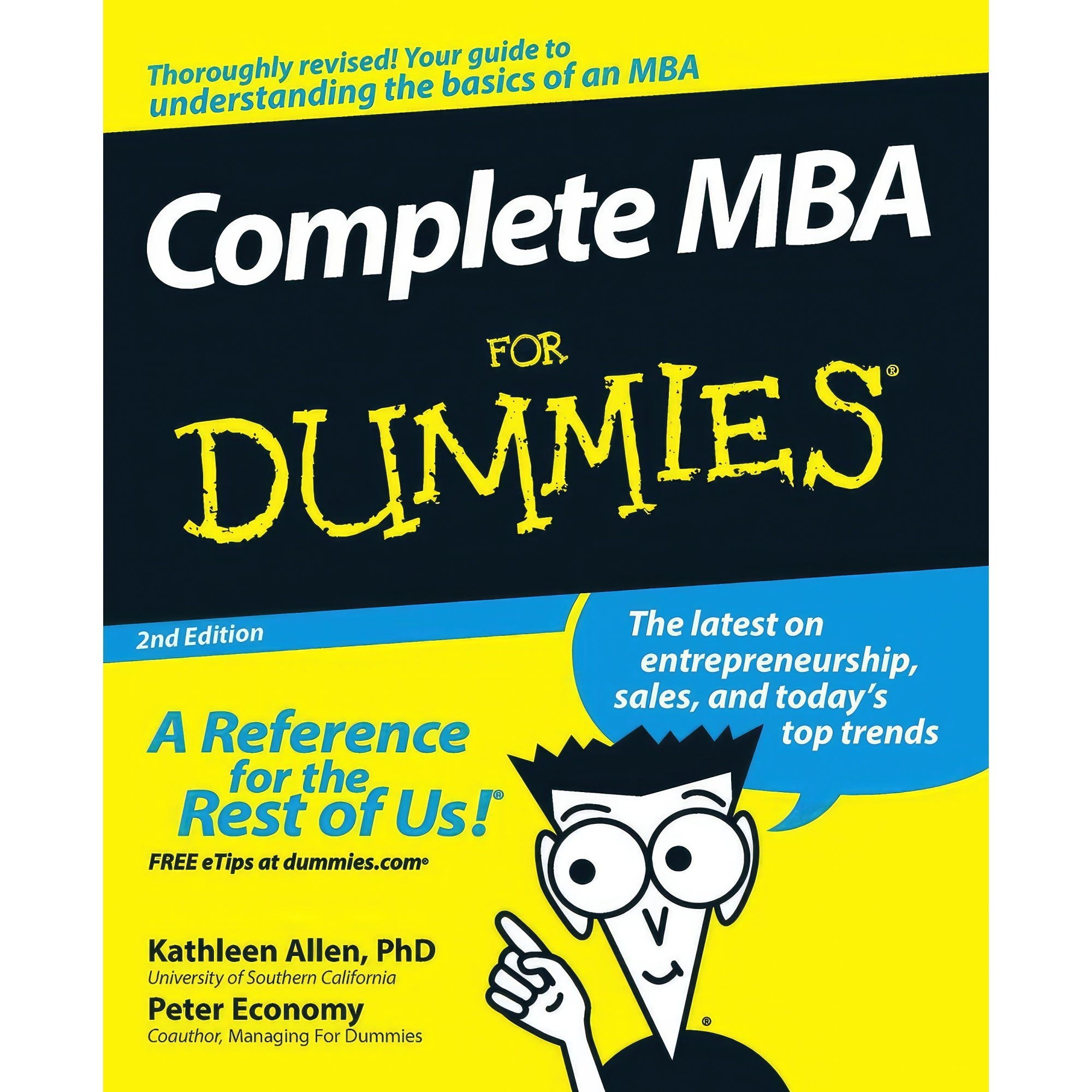 کتاب زبان اصلی Complete MBA For Dummies اثر Kathleen Allen and Peter Economy