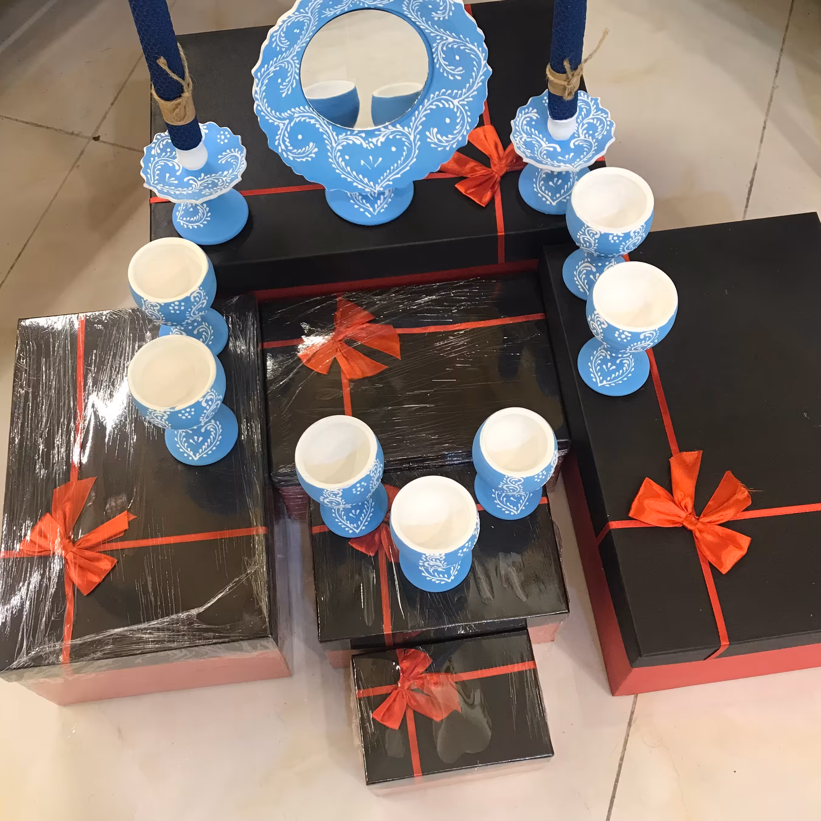 هفت سین سفال ده تکه