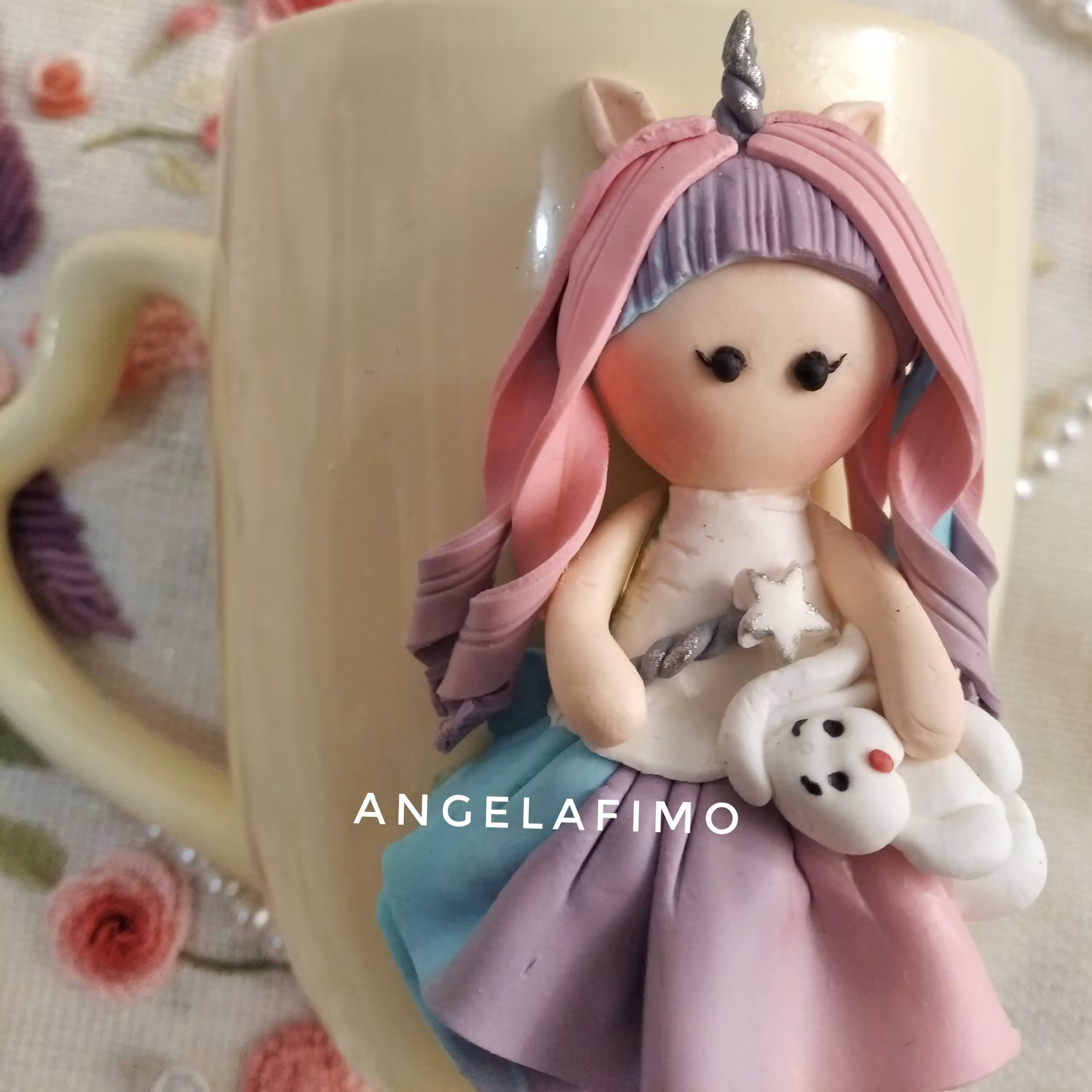 ماگ عروسکی طرح الف