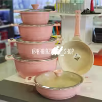 سرویس قابلمه اصل ترکیه برند homeking ( قابلمه ، تابه رژیمی ، ماهیتابه ، تابه )