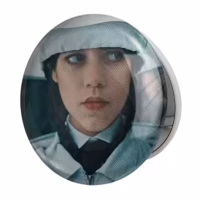 آینه جیبی خندالو طرح سریال ونزدی Wednesday مدل تاشو کد 25240