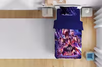 روتختی یک نفره آلوئه ورا لومانا 4تکه طرح Avengers