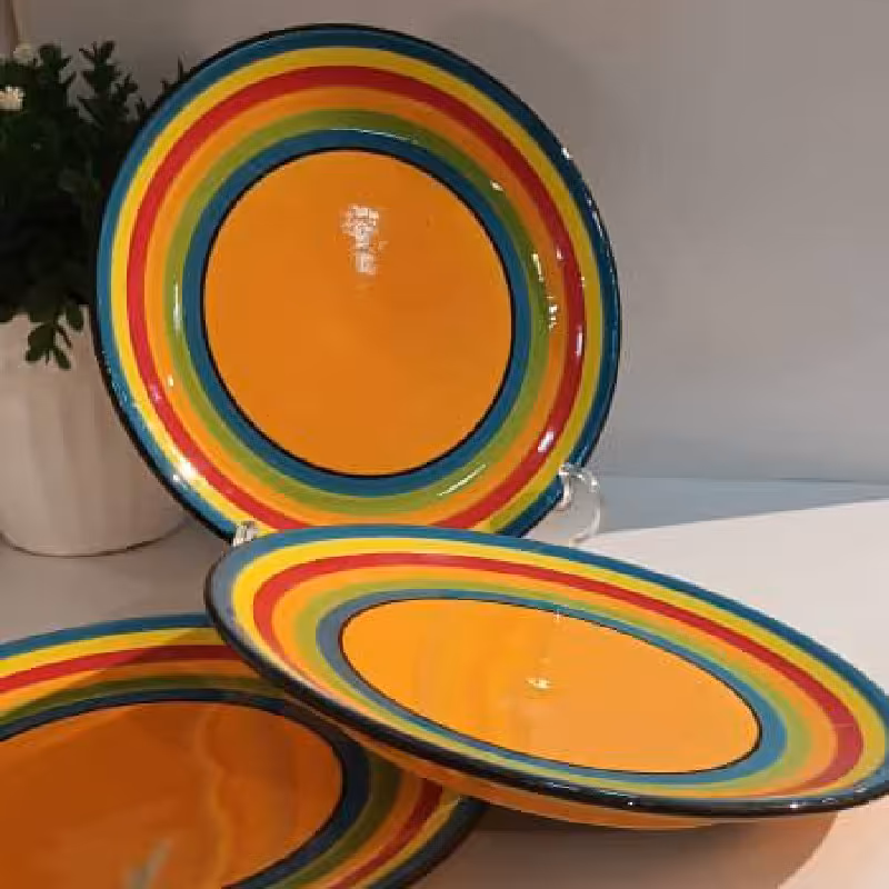 پیش دستی رنگین کمان سرامیک با کیفیت عالی