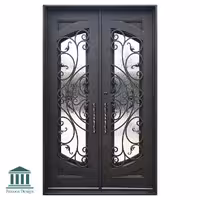 درب فرفورژه فلزی ورودی مدرن کد 30866